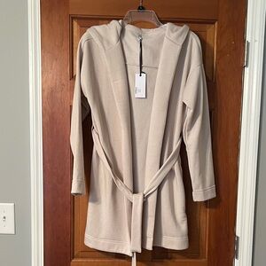 NWT. Z Supply Soft Beige Hoodie/cardigan Size Small